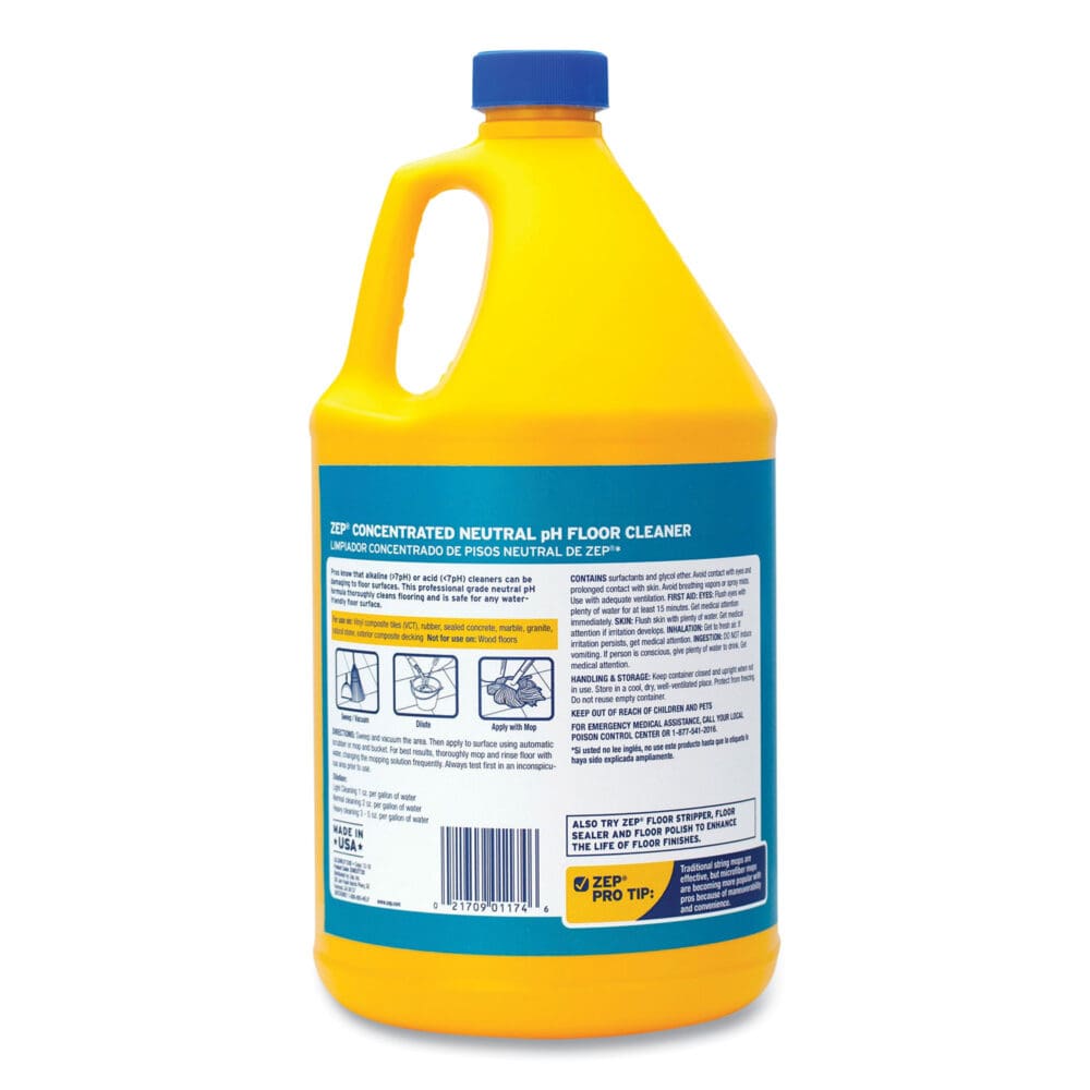 Neutral Floor Cleaner, Fresh Scent, 1 gal, 4/Carton - Image 6