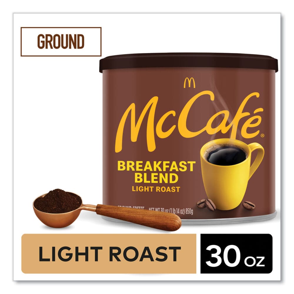 Ground Coffee, Breakfast Blend, 30 oz Can - Image 11