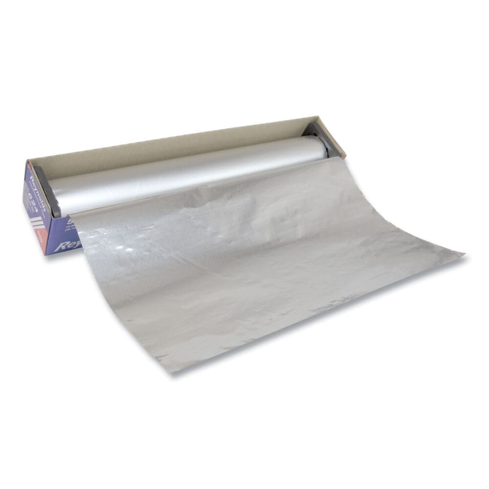 Heavy Duty Aluminum Foil Roll, 18" x 500 ft, Silver - Image 3