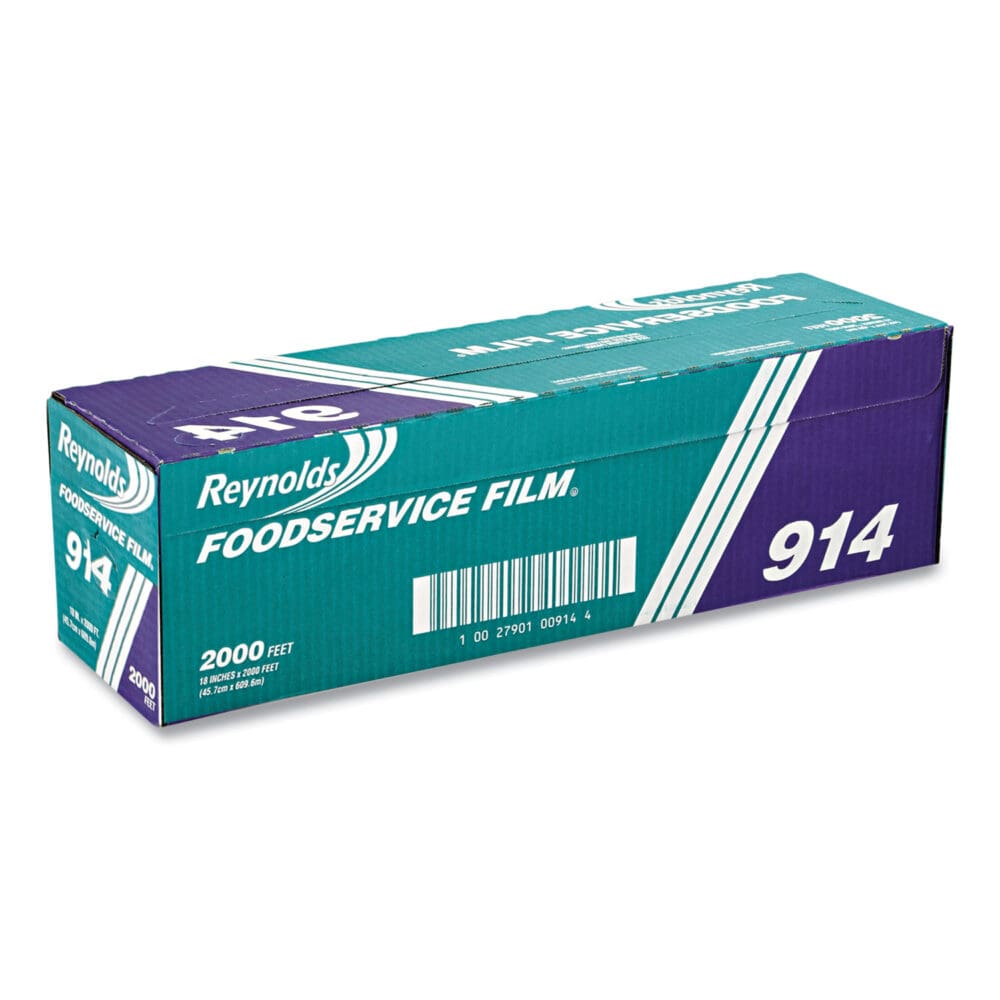 PVC Film Roll with Cutter Box, 18" x 2,000 ft, Clear - Image 4