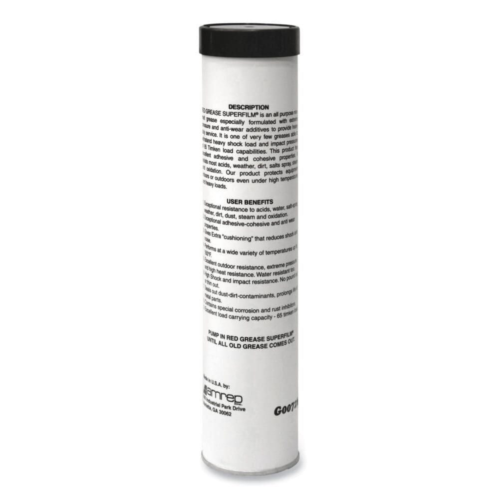 NLGI #2 Red Grease, 14 oz Tube, 48/Carton - Image 4