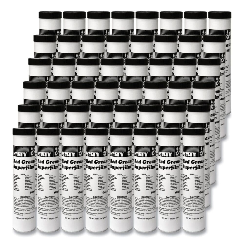 NLGI #2 Red Grease, 14 oz Tube, 48/Carton - Image 3