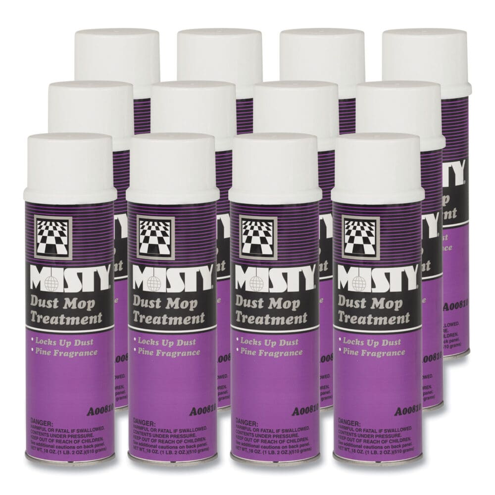 Dust Mop Treatment, Pine, 20 oz Aerosol Spray, 12/Carton - Image 2