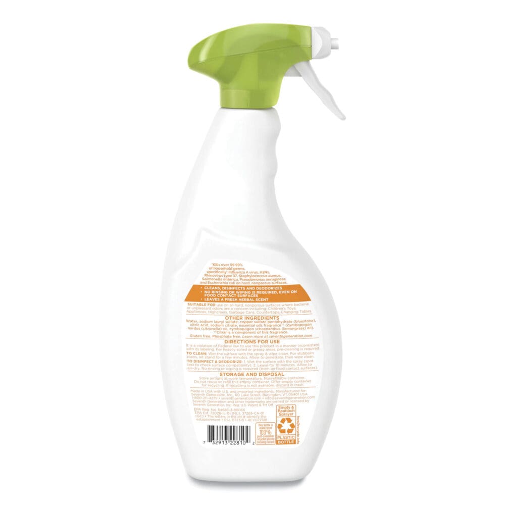 Botanical Disinfecting Multi-Surface Cleaner, 26 oz Spray Bottle - Image 4