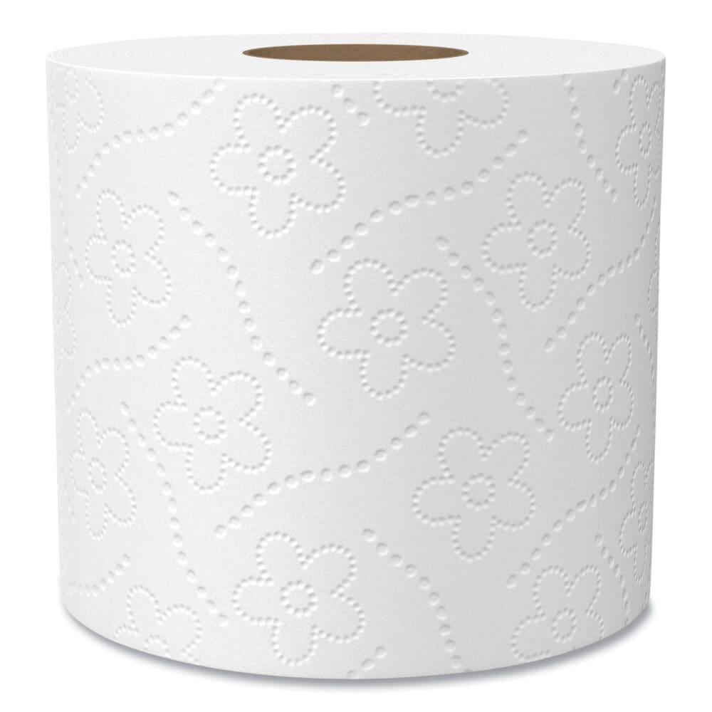 100% Recycled Bathroom Tissue, Septic Safe, 2-Ply, White, 240 Sheets/Roll, 24/Pack, 2 Packs/Carton - Image 4