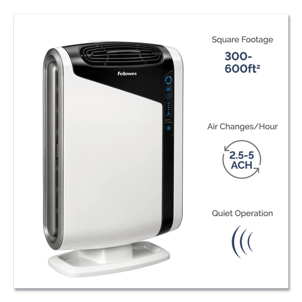 AeraMax DX95 Large Room Air Purifier, 600 sq ft Room Capacity, White - Image 2
