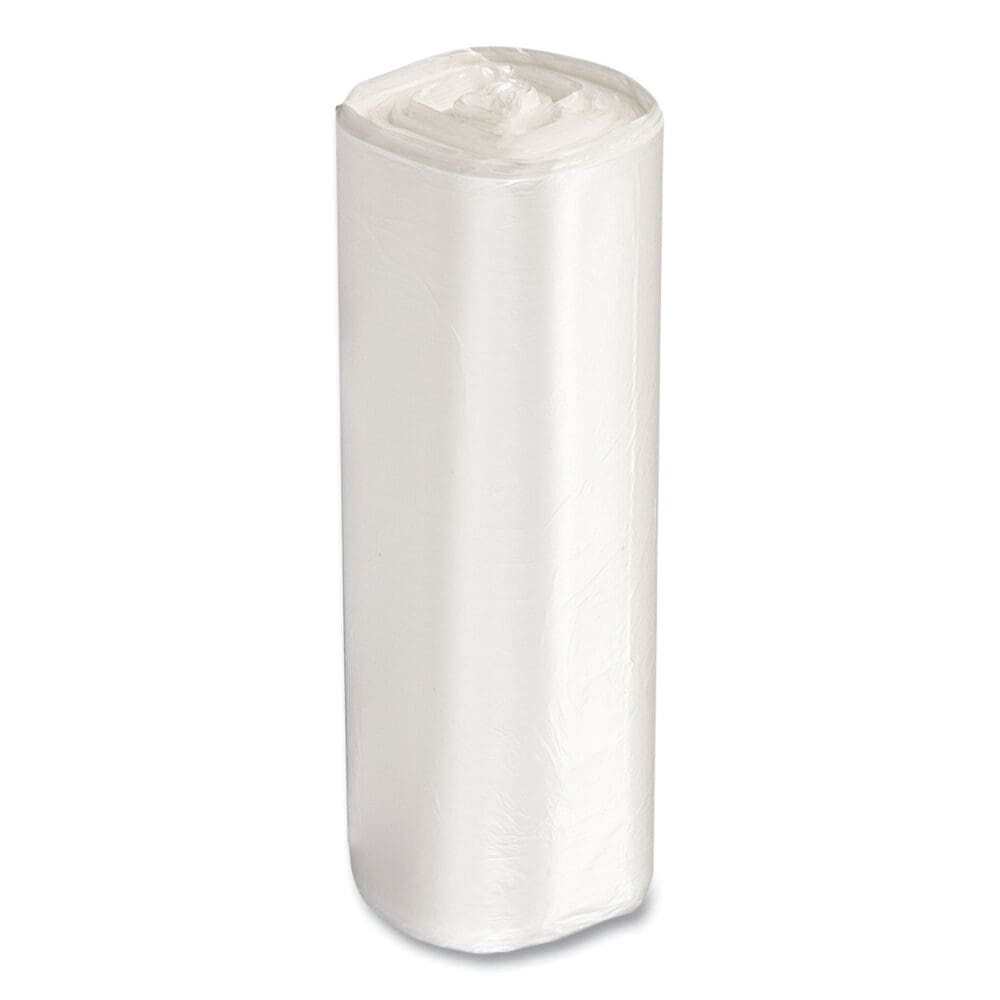 High-Density Commercial Can Liners, 16 gal, 5 mic, 24" x 33", Natural, 50 Bags/Roll, 20 Perforated Rolls/Carton - Image 2