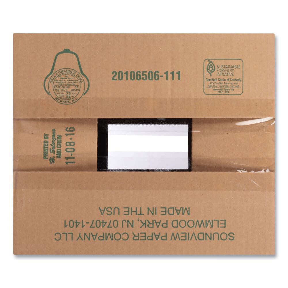 100% Recycled Lunch Napkins, 1-Ply, 11.4 x 12.5, White, 400/Pack - Image 7