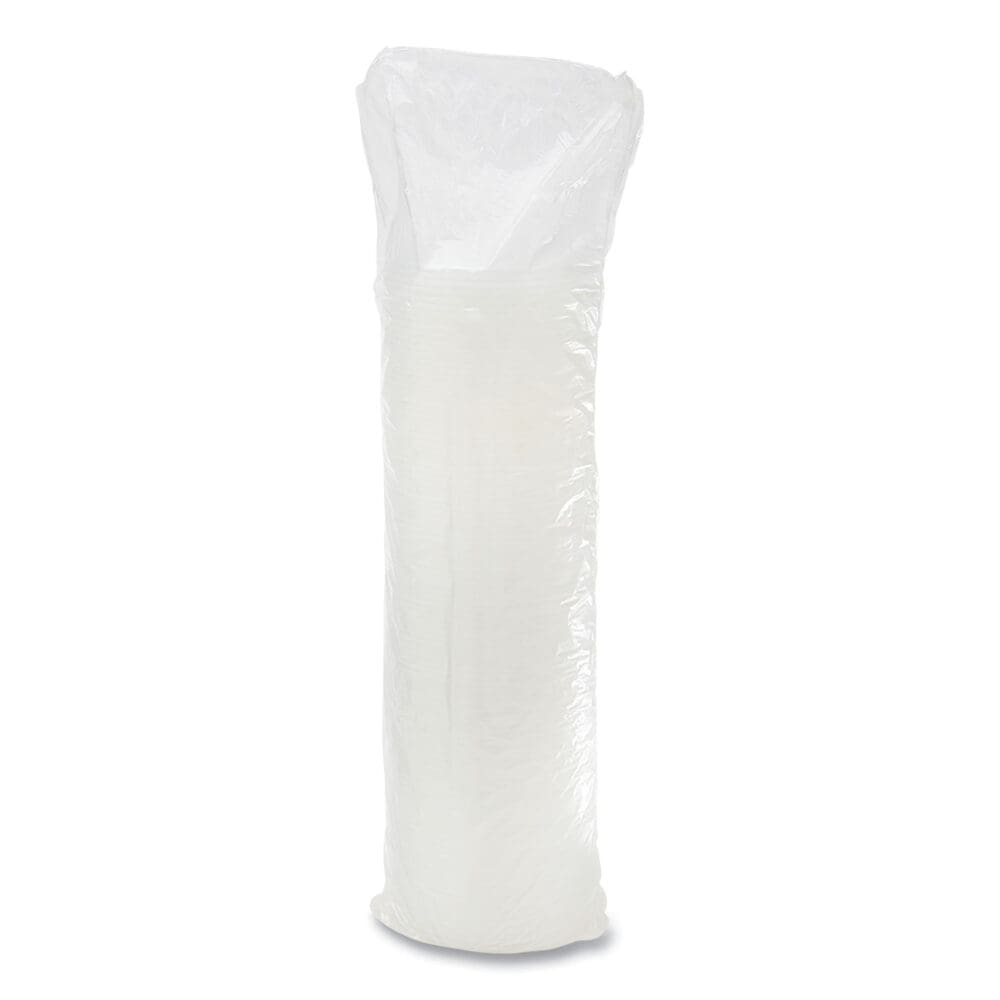 Plastic Lids, Fits 12 oz to 24 oz Hot/Cold Foam Cups, Straw-Slot Lid, White, 100/Pack, 10 Packs/Carton - Image 5
