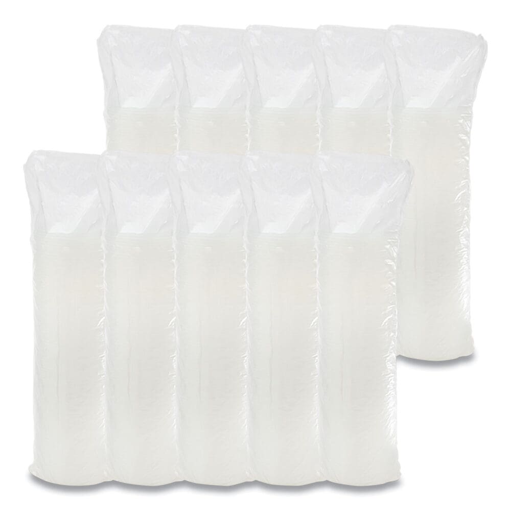Plastic Lids, Fits 12 oz to 24 oz Hot/Cold Foam Cups, Straw-Slot Lid, White, 100/Pack, 10 Packs/Carton - Image 7