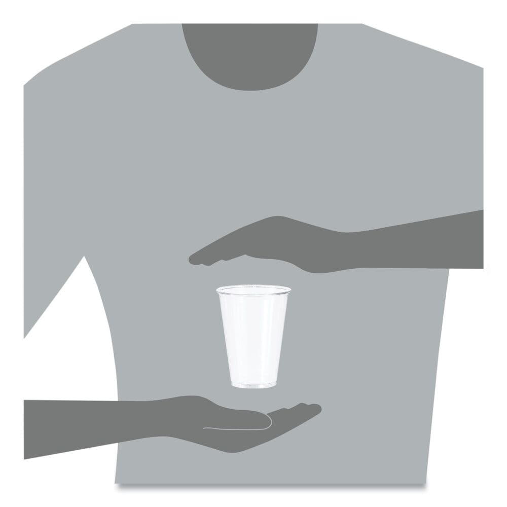 Ultra Clear PET Cups, 10 oz, Tall, 50/Bag, 20 Bags/Carton - Image 5