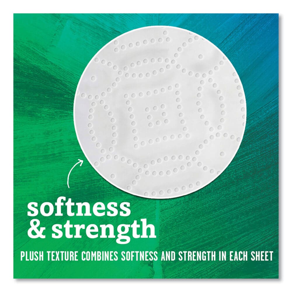 100% Recycled Paper Kitchen Towel Rolls, 2-Ply, 11 x 5.4, 140 Sheets/Roll, 6 Rolls/Pack - Image 2