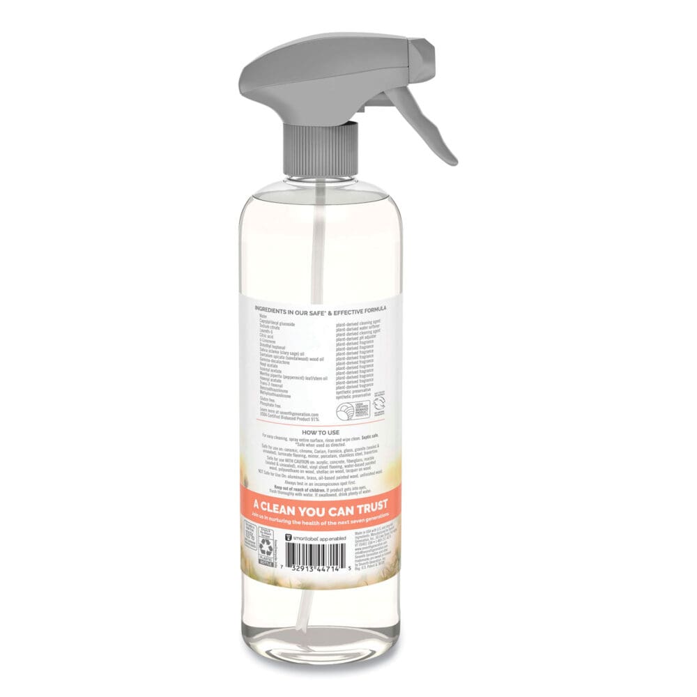 Natural All-Purpose Cleaner, Morning Meadow, 23 oz Trigger Spray Bottle - Image 3