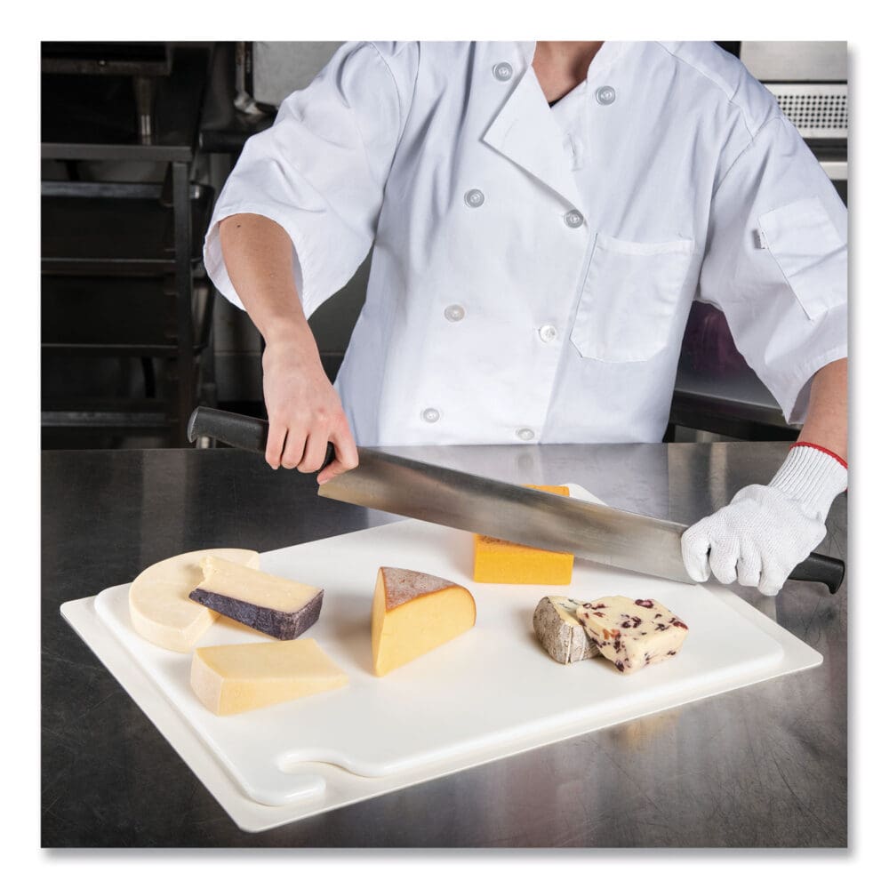 Cut-N-Carry Color Cutting Boards, Plastic, 20 x 15 x 0.5, White - Image 6
