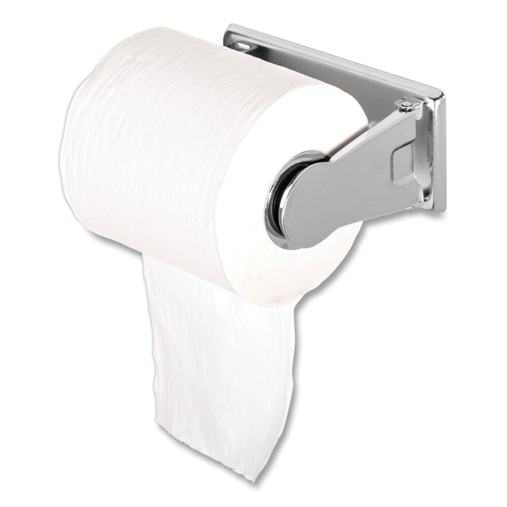 Locking Toilet Tissue Dispenser, 6 x 4.5 x 2.75, Chrome - Image 3