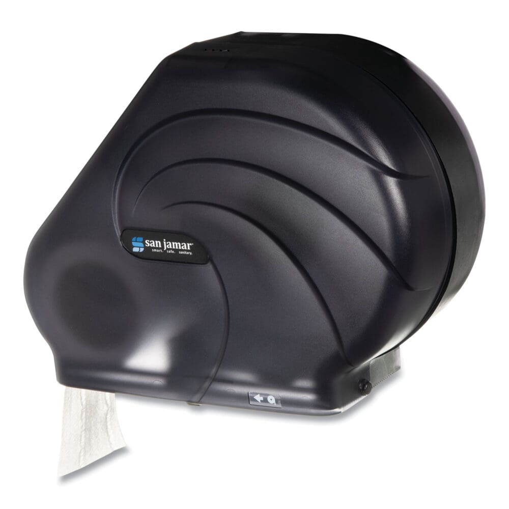 Oceans Reserva Jumbo Tissue Dispenser with Stub, 16.75 x 5.5 x 12.25, Black Pearl - Image 5