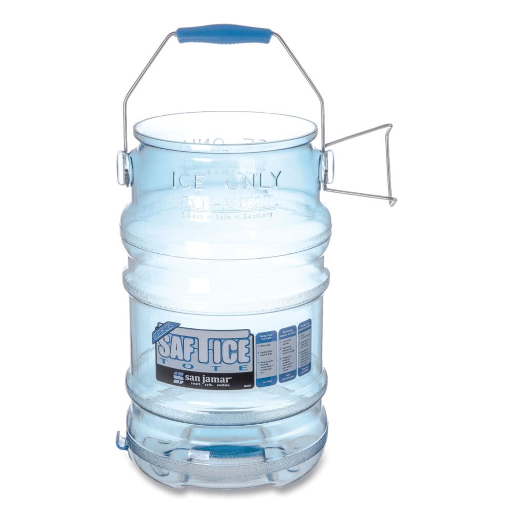 Saf-T-Ice Tote, 6 gal, Transparent Blue - Image 8
