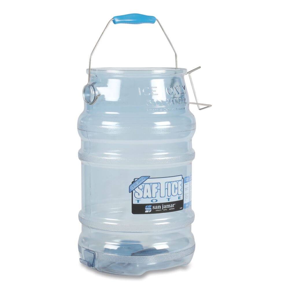 Saf-T-Ice Tote, 6 gal, Transparent Blue - Image 2