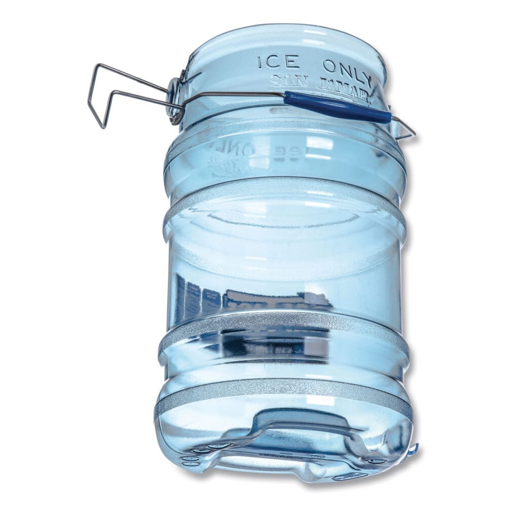 Saf-T-Ice Tote, 6 gal, Transparent Blue - Image 3
