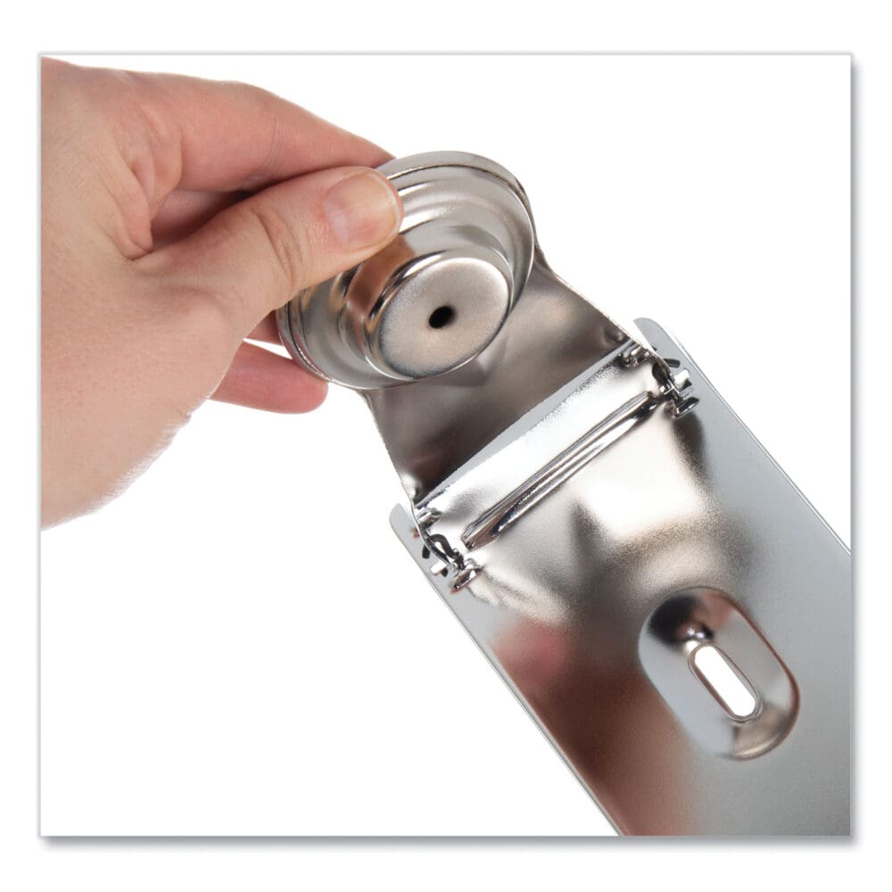 Perforated Roll Towel Dispenser for 11 inch Roll, 13.25 x 4.63 x 2.88, Chrome - Image 5