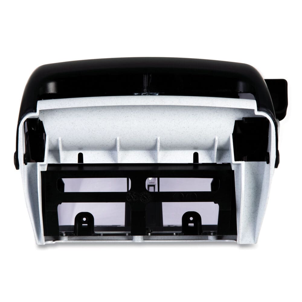 Lever Roll Towel Dispenser, Classic, 12.94 x 9.25 x 16.5, Transparent Black Pearl - Image 5
