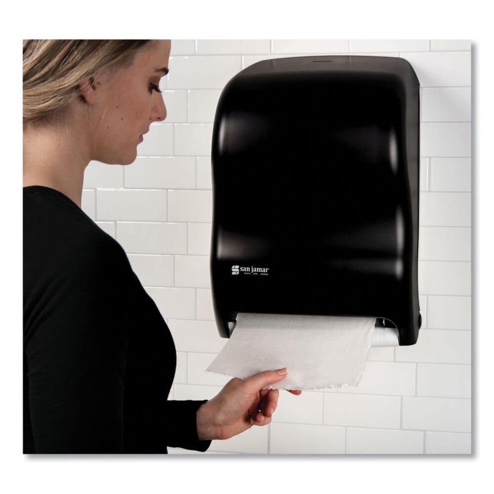 Tear-N-Dry Touchless Roll Towel Dispenser, 11.75 x 9 x 15.5, Black Pearl - Image 6