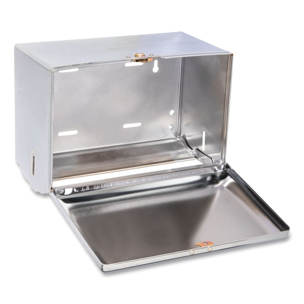 Singlefold Paper Towel Dispenser, 10.75 x 6 x 7.5, Chrome - Image 3