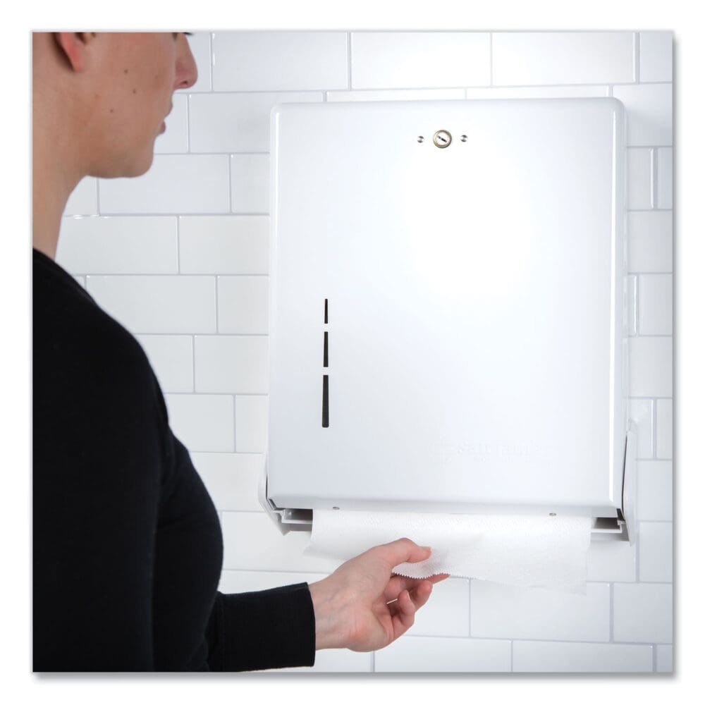 True Fold C-Fold/Multifold Paper Towel Dispenser, 11.63 x 5 x 14.5, White - Image 7