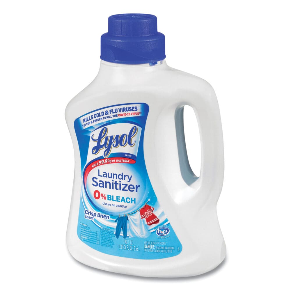 Laundry Sanitizer, Liquid, Crisp Linen, 90 oz - Image 4