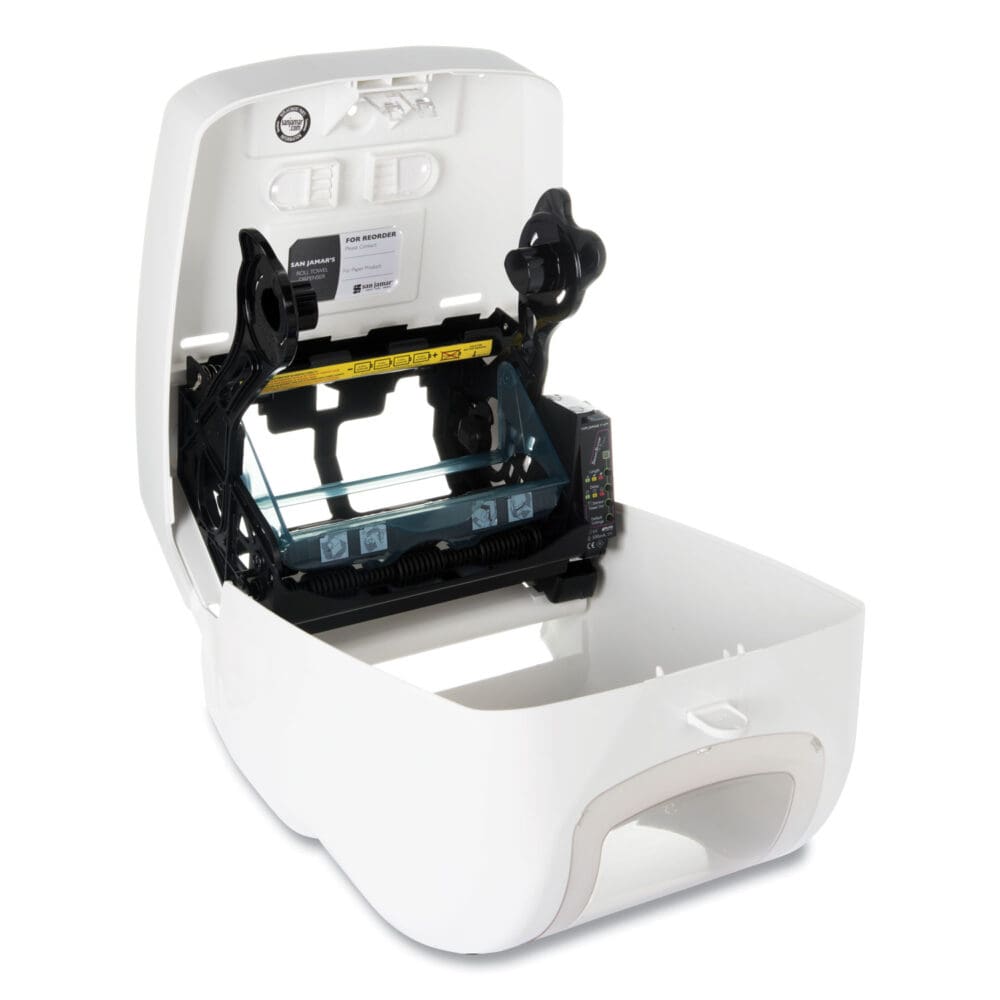 Smart System with iQ Sensor Towel Dispenser, 16.5 x 9.75 x 12, White/Clear - Image 3