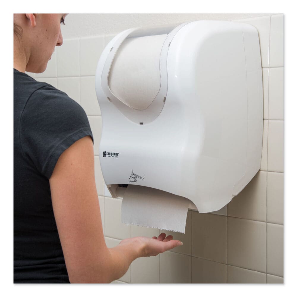 Smart System with iQ Sensor Towel Dispenser, 16.5 x 9.75 x 12, White/Clear - Image 4