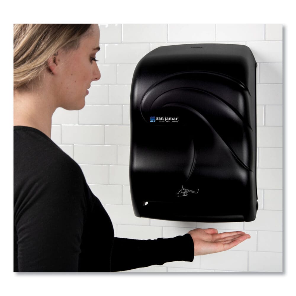 Smart System with iQ Sensor Towel Dispenser, 11.75 x 9.25 x 16.5, Black Pearl - Image 5
