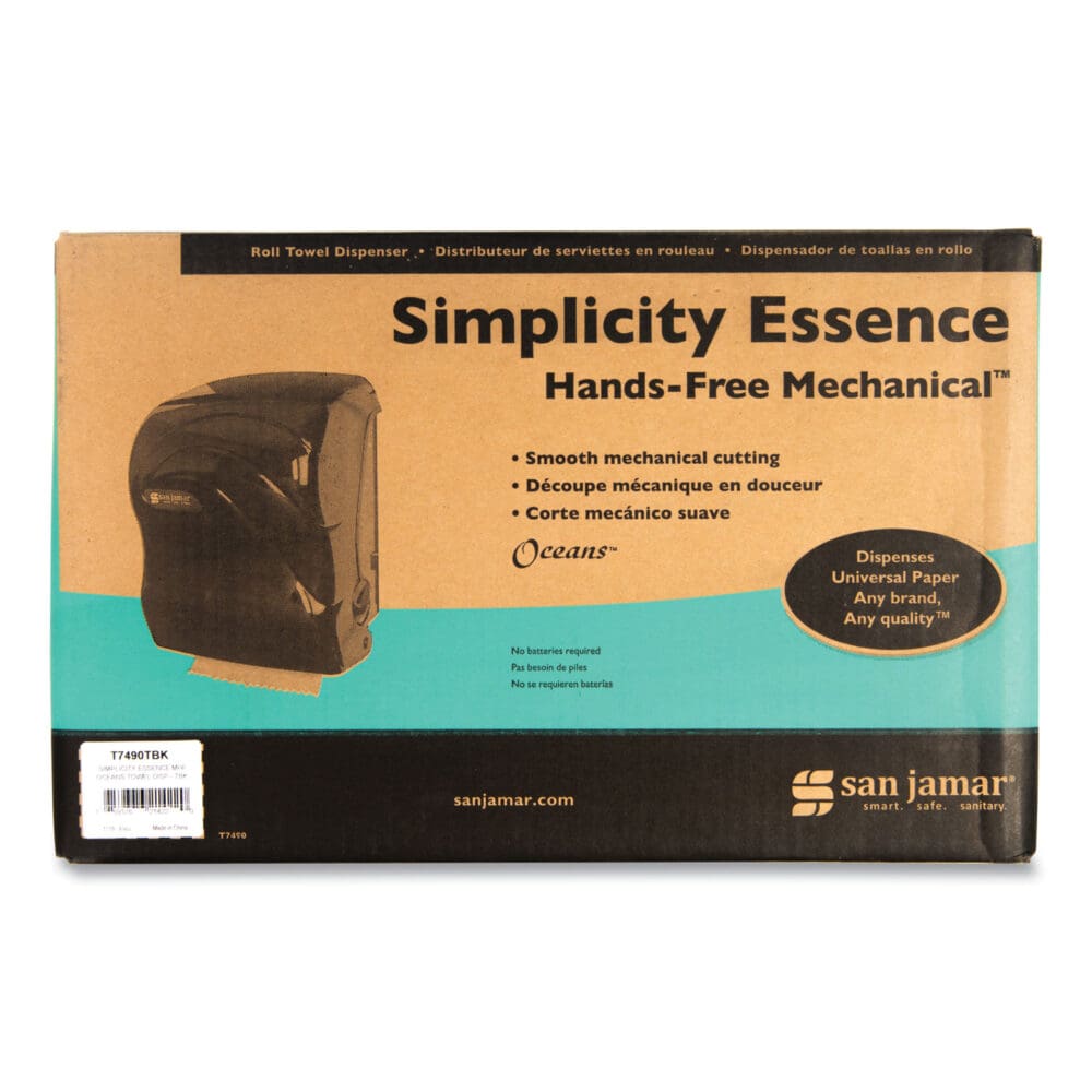 Simplicity Mechanical Roll Dispenser, 12.38 x 9.5 x 14.63, Black Pearl - Image 4