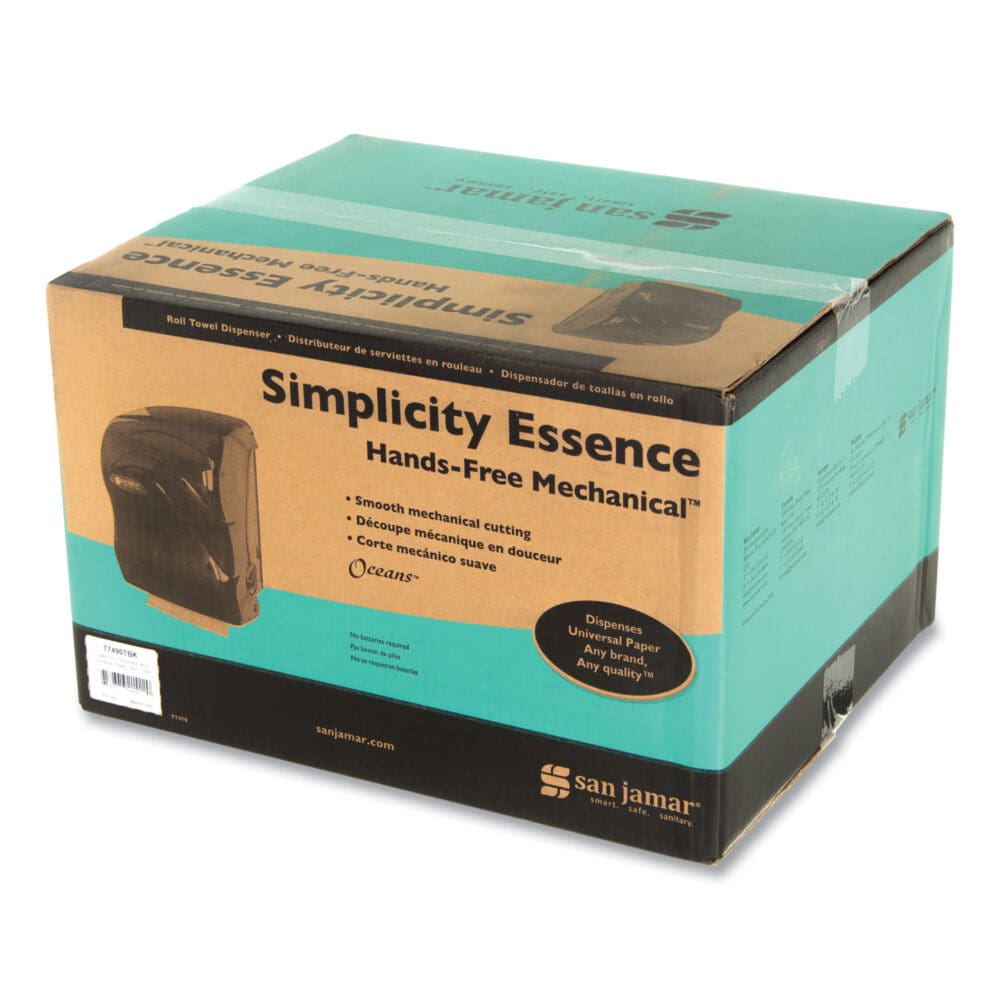 Simplicity Mechanical Roll Dispenser, 12.38 x 9.5 x 14.63, Black Pearl - Image 5