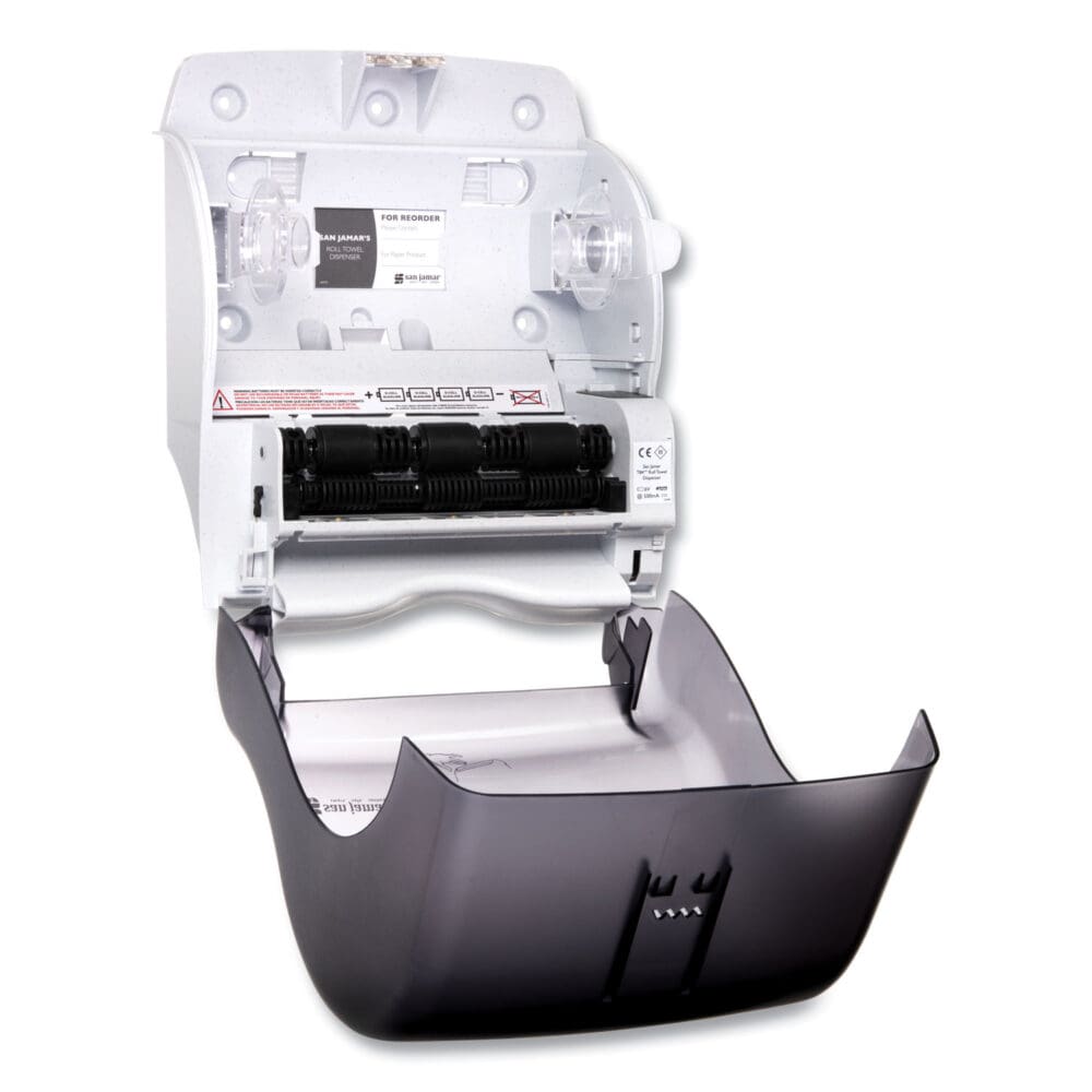 Smart Essence Electronic Roll Towel Dispenser, 11.88 x 9.1 x 14.4, Black - Image 3