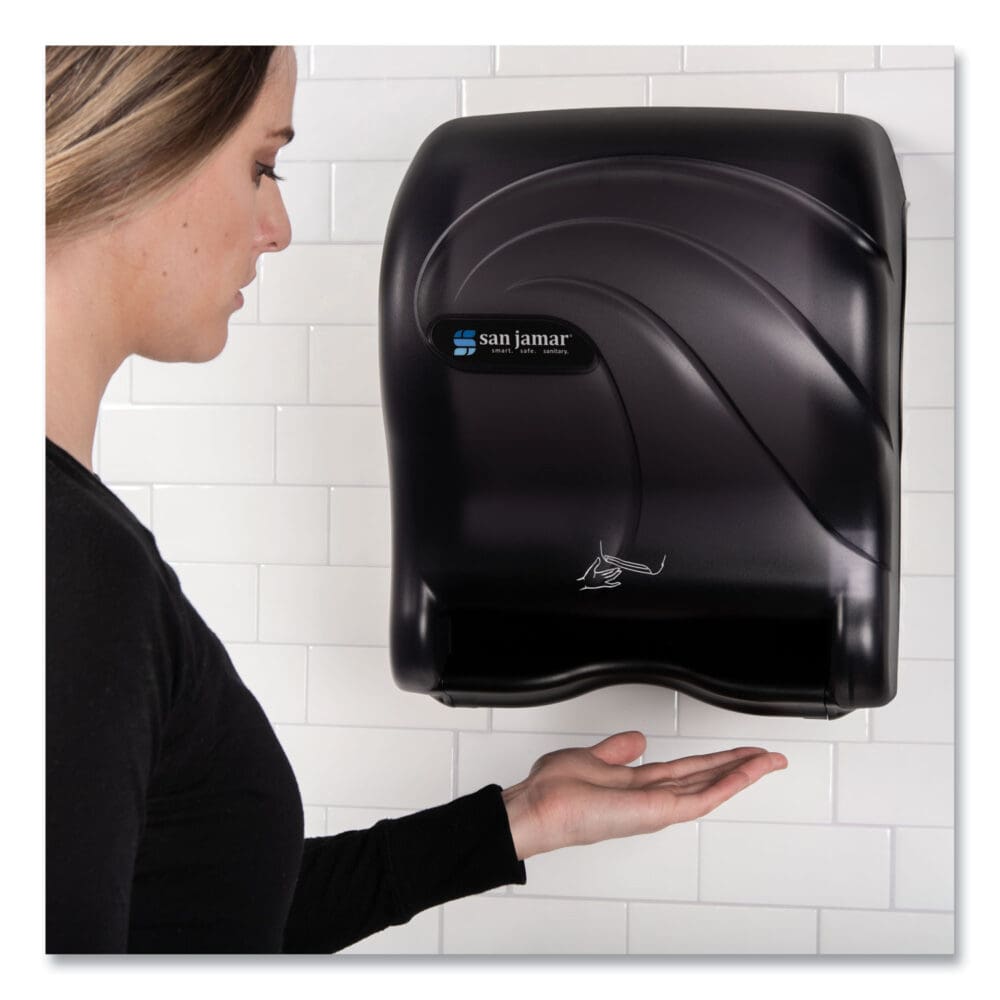 Oceans Smart Essence Electronic Towel Dispenser, 11.88 x 9.1 x 14.4, Black - Image 4