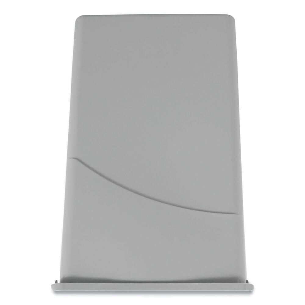 Slim Waste Container, 23 gal, Plastic, Gray - Image 3