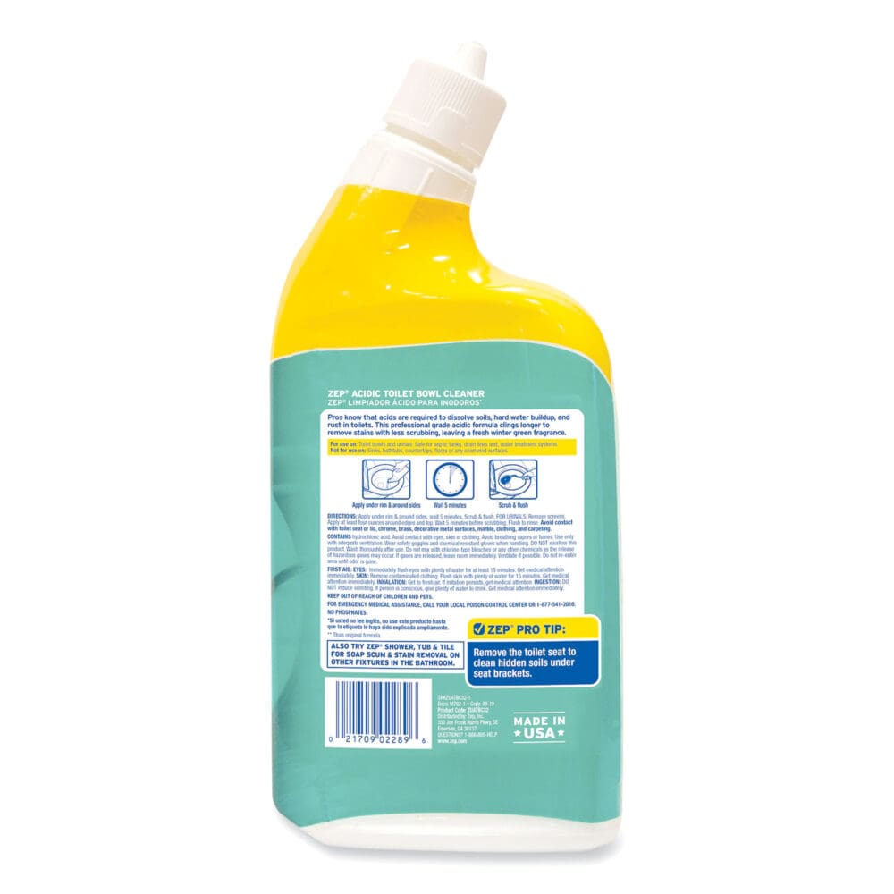 Acidic Toilet Bowl Cleaner, Mint, 32 oz Bottle, 12/Carton - Image 2