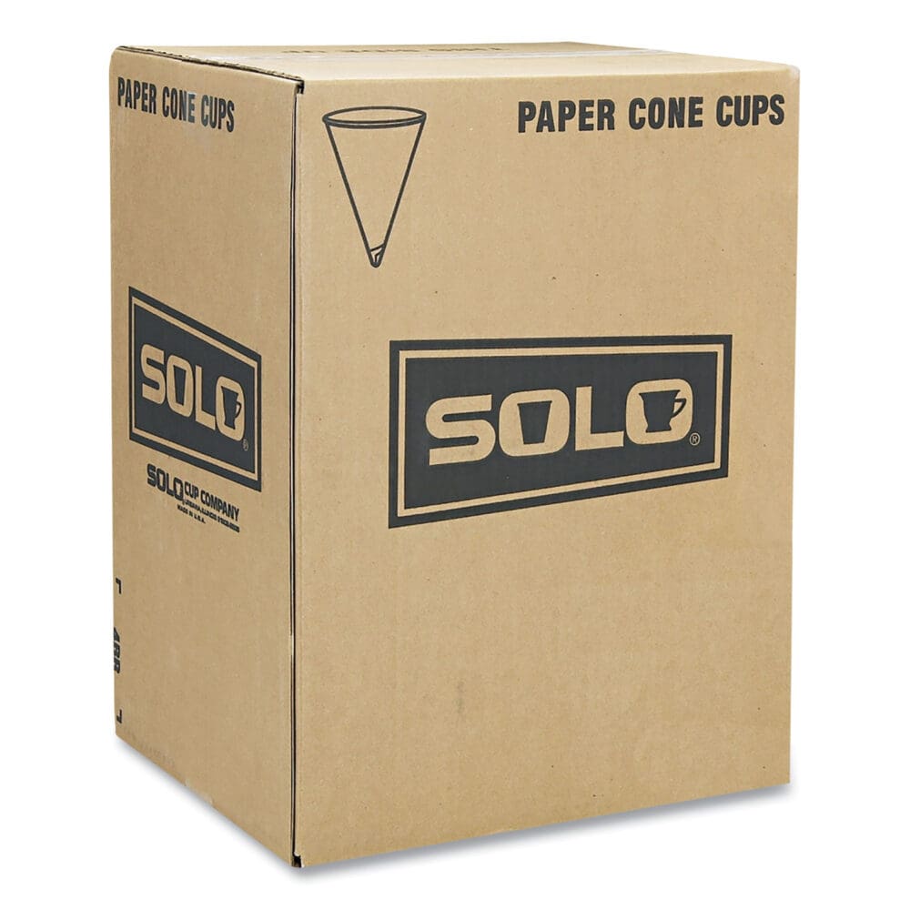 Cone Water Cups, ProPlanet Seal, Cold, Paper, 4 oz, White, 200/Bag, 25 Bags/Carton - Image 3