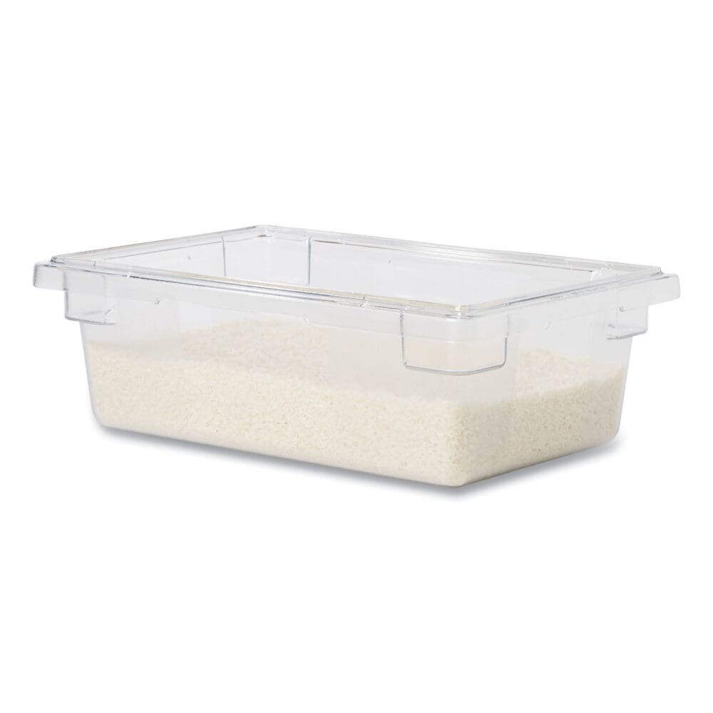 Food/Tote Boxes, 3.5 gal, 18 x 12 x 6, Clear, Plastic - Image 2
