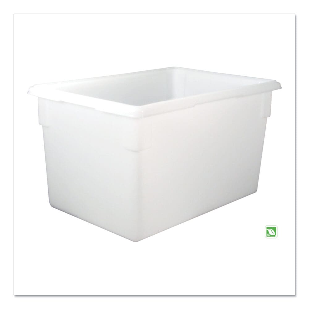Food/Tote Boxes, 21.5 gal, 26 x 18 x 15, White, Plastic - Image 2