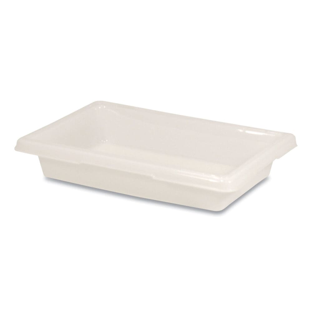 Food/Tote Boxes, 2 gal, 18 x 12 x 3.5, White, Plastic - Image 4