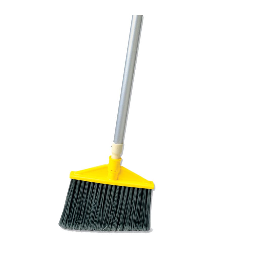 Angled Large Broom, 48.78" Handle, Silver/Gray - Image 4