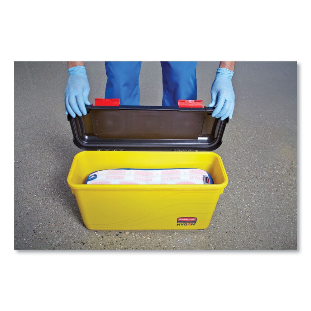 HYGEN Charging Bucket, 6.8 gal, Yellow - Image 4