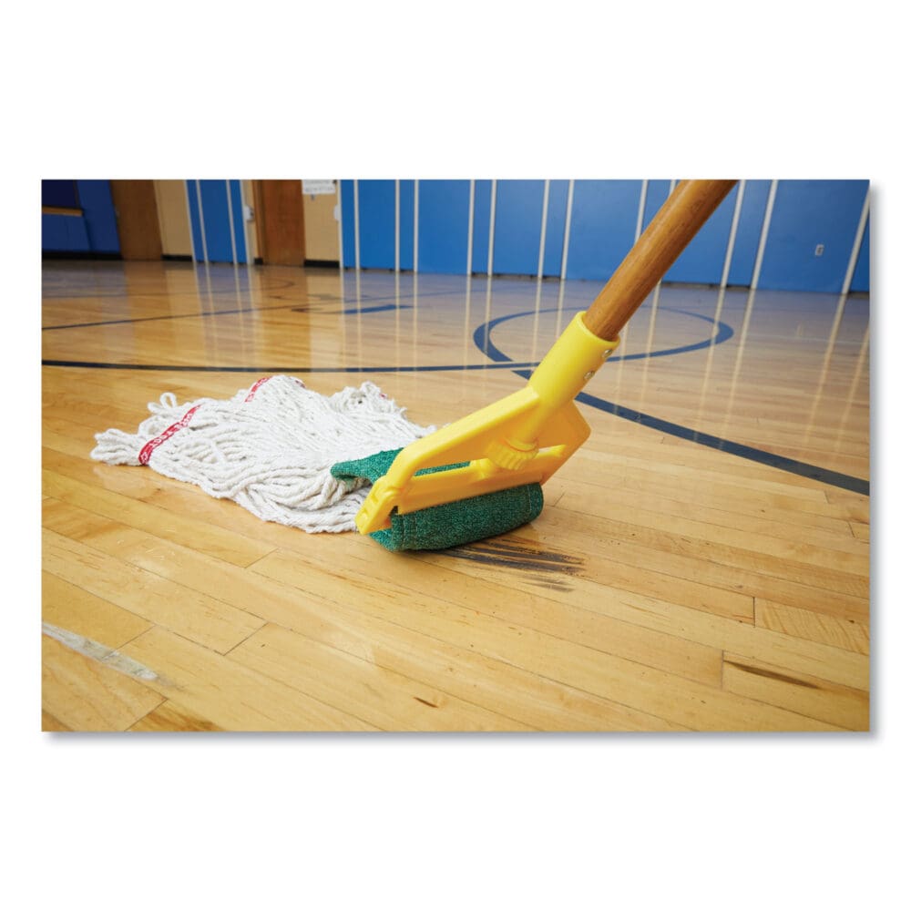 Invader Side-Gate Wood Wet-Mop Handle, 1" dia x 60", Natural, 12/Carton - Image 5