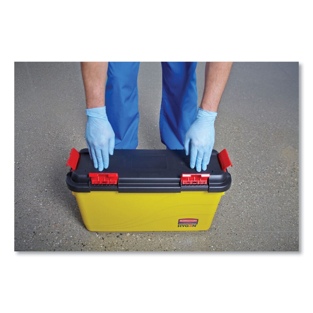 HYGEN Charging Bucket, 6.8 gal, Yellow - Image 3