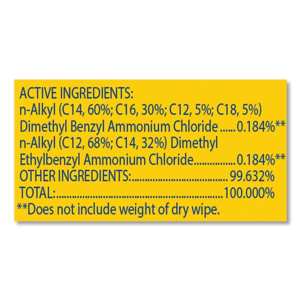 Disinfecting Wipes, 1-Ply, 7 x 8, Fresh Scent/Citrus Blend, White, 75/Canister, 3/Pack, 4 Packs/Carton - Image 9