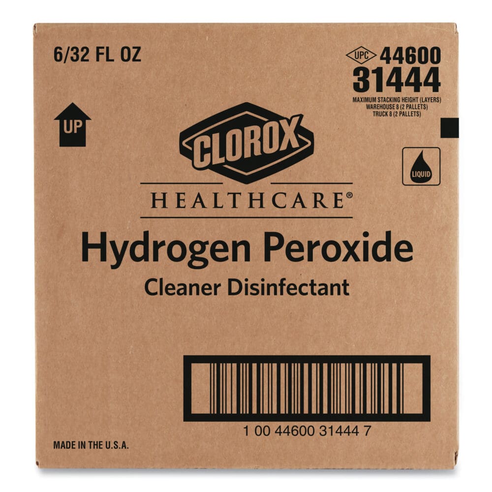 Hydrogen-Peroxide Cleaner/Disinfectant, 32 oz Spray Bottle, 9/Carton - Image 8