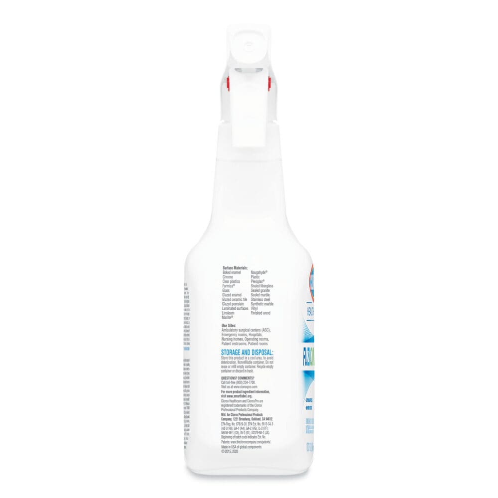 Fuzion Cleaner Disinfectant, Unscented, 32 oz Spray Bottle, 9/Carton - Image 4