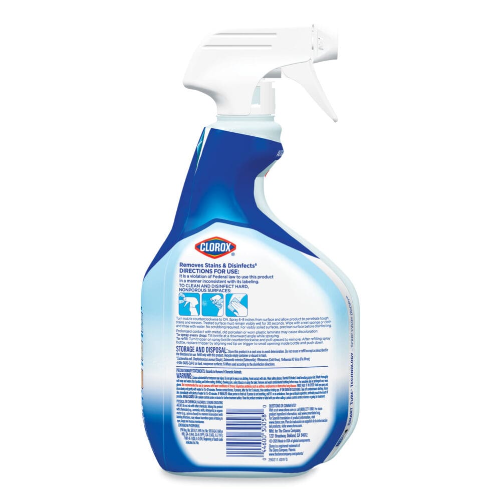 Clean-Up Cleaner + Bleach, 32 oz Spray Bottle, Fresh Scent, 9/Carton - Image 4